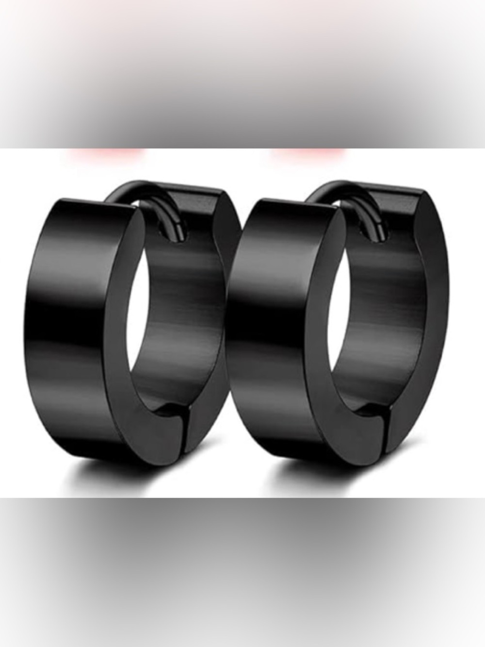 Huggie Hinged hoop earrings*
